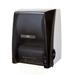 Bobrick B-72860 Surface Mount Roll Paper Towel Dispenser - Plastic, Black, Translucent Cover