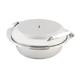 Bon Chef 20300NG Round Chafer w/ Hinged Lid & Induction Heat, 1.5 Gallon, With Glass Window, Stainless Steel