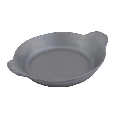 Bon Chef 5018T 5-3/4" Round, Tempo Au Gratin Pan, Aluminum, Black