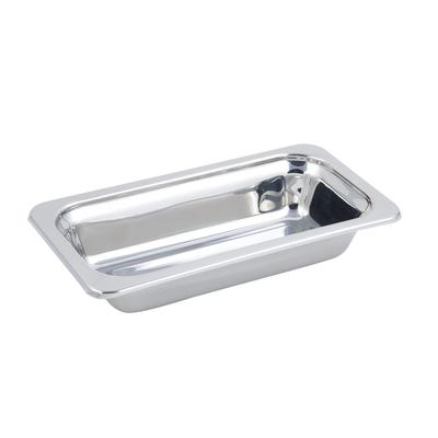 Bon Chef 5215 Third Size Food Pan, 2 1/2" Deep, Stainless Steel