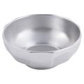 Bon Chef 9093 12 qt Prism Serving Bowl, Footed, Aluminum/Pewter-Glo, Silver