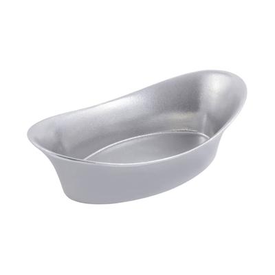 Bon Chef 9929P 13" Oval, Au Gratin, Pewter-Glo, Gray