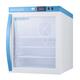 Accucold ARG1PV 1 cu ft Countertop Pharma-Vac Medical Refrigerator w/ Glass Door - Temperature Alarm, 115v, White