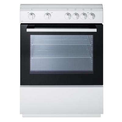 Summit CLRE24WH 24"W Electric Stove w/ 4 Burners - White, 220v/1ph