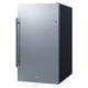 Summit FF195ADA 19"W Undercounter Refrigerator w/ (1) Section & (1) Solid Door - Stainless Steel, 115v, Silver