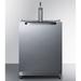 Summit SBC696OSCF 24" Draft Cold Brew Dispenser w/ (3) Cornelius Keg Capacity - (1) Column & (1) Tap, 115v, Silver