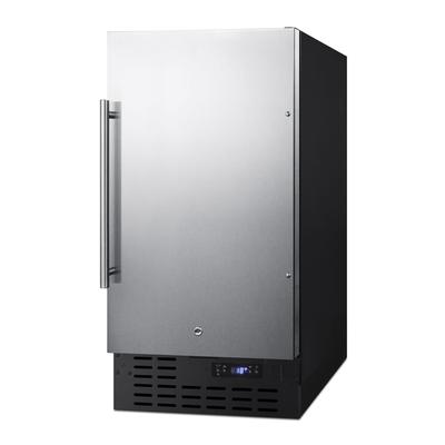 Summit SCFF1842SS 18" Undercounter Freezer w/ 1 Solid Door - Stainless Steel, 115v, Silver