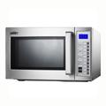 Summit SCM1000SS 1000w Commercial Microwave with Touch Pad, 115v, w/ Touchpad Digital Controls, 115V, 1000W, Stainless Steel