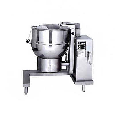 Groen DH-60C NG 60 gal Steam Kettle - Manual Tilt, 2/3 Jacket, Natural Gas, Stainless Steel, Gas Type: NG