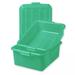 Vollrath 1551-C19 Combo Food Storage Box - 5" Drain, 7" Box, Snap-On Lid, Green