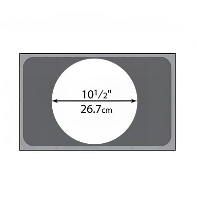 Vollrath 19189 Adapter Plate - 10 1/2" Hole For Inset, Stainless Steel, Stainless Steel