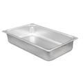 Vollrath 30040 Super Pan Full Size Steam Pan - Stainless Steel, 4" Deep