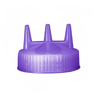 Vollrath 3300-54 Tri-Tip Replacement Cap - For 16, 24, 32 oz, Wide Mouth, Purple