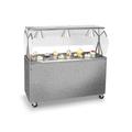 Vollrath 38723 46" Mobile Food Bar w/ Cabinet & Stainless Top, Granite, Gray