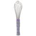 Vollrath 47002 10" Piano Whip - Purple Nylon Handle, Stainless Steel