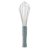 Vollrath 47090 10" French Whip - Aqua Nylon Handle, Stainless Steel