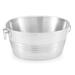 Vollrath 47225 18 1/2" Round Cooling Tub - 8 1/5"H, Stainless, Silver