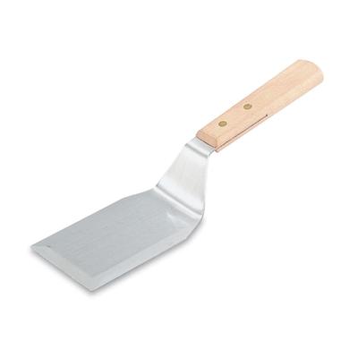 Vollrath 48080 7" Hamburger Turner - Wood Handle, Stainless, Silver