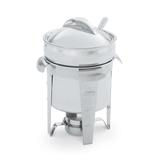 Vollrath 49523 Round Chafer w/ Lift-off Lid & Chafing Fuel Heat, 4.2 Quart, Stainless Steel