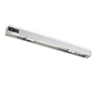 Vollrath 7286903 72" Strip Display Light - (10) 60 Watt Bulb, Built In Toggle Control, 120v, Silver