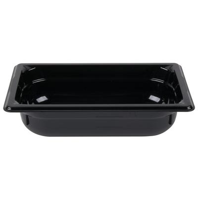 Vollrath 8042420 2 1/2"D Quarter Size Food Pan, Black