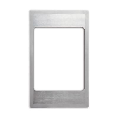 Vollrath 8242916 Miramar Single-Size Template - 1 Large Food Pan, Satin-Edge Stainless Steel