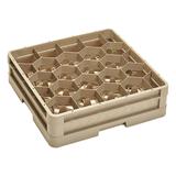 Vollrath CR11G Traex Rack Max Full Size Glass Rack w/ (20) Compartments - (1) Extender, Beige