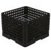 Vollrath PM0912-6 Dishwasher Rack - 9 Plate Capacity, 6 Extenders, Black