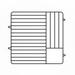 Vollrath PM1912-6 Dishwasher Rack - 19 Plate Capacity, 6 Extenders, Beige