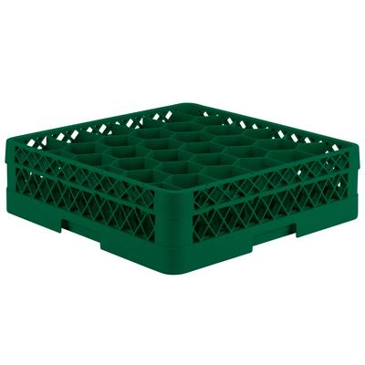 Vollrath TR12H Traex Rack Max Rack Max Glass Rack w/ (30) Compartments - (1) Extender, Green