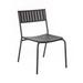 emu 146 Bridge Indoor/Outdoor Stackable Side Chair - Steel, Black, Powder Coated