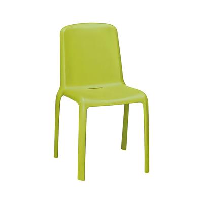 emu 9007 Milo Indoor/Outdoor Stackable Side Chair - Plastic, Green, Polypropylene