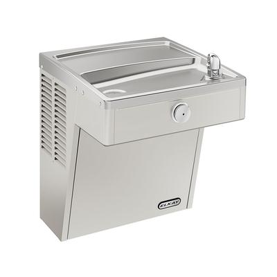 Elkay LVRC8S Wall Mount Drinking Fountain - Filtered, Refrigerated, Stainless, Silver