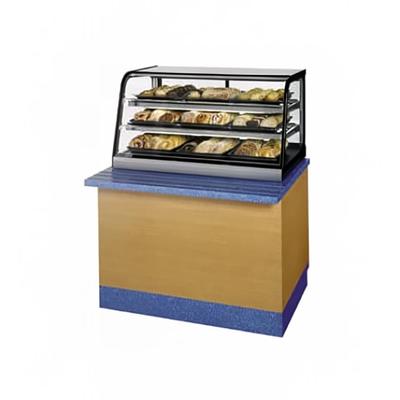 Federal CD4828SS 48" Counter Top Non-Refrigerated Self-Serve Merchandiser w/ Lift Up Doors, Black