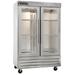 Centerline by Traulsen CLBM-49R-HG-RR 54" 2 Section Reach In Refrigerator, (4) Right Hinge Glass Doors, 115v, Silver