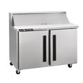 Centerline by Traulsen CLPT-6016-SD-LL 60" Sandwich/Salad Prep Table w/ Refrigerated Base, 115v, (16) 1/6 Size Pans, Stainless Steel