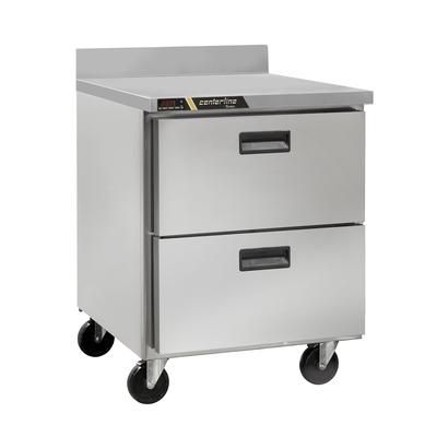Centerline by Traulsen CLUC-27F-DW-WT 27" W Worktop Freezer w/ 1 Section & 1 Drawers, 115v, 115 V, Silver