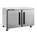 Centerline by Traulsen CLUC-36R-SD-RR 36" W Undercounter Refrigerator w/ (2) Sections & (2) Doors, 115v, 2 Solid Doors, 115 V, Silver