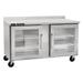 Centerline by Traulsen CLUC-60R-GD-WTLR 60" Worktop Refrigerator w/ (2) Sections, 115v, Refrigerated Counter, 60" Width, Silver