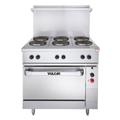 Vulcan EV36-S-6FP-208 36" 6 Sealed Element Commercial Electric Range, 208v/1ph, Stainless Steel