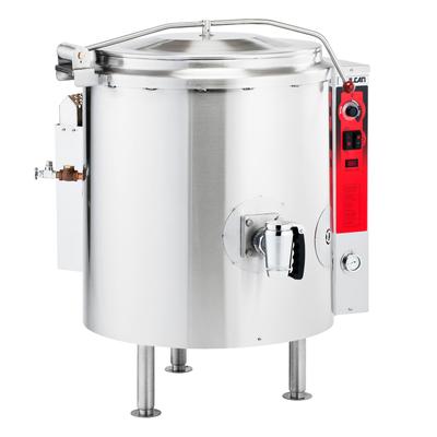 Vulcan K20GL-LP 20 gal Steam Kettle - Stationary, 2/3 Jacket, Liquid Propane, Stainless Steel, Gas Type: LP