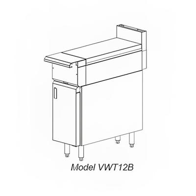 Vulcan VWT18 NG 18" Heavy Duty Range, Range Line Work Surface, Modular, Natural Gas, Stainless Steel, Gas Type: NG
