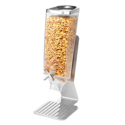 Rosseto EZ513 EZ-Pro Countertop Dry Food Dispenser, (1) 1 gal Hopper, Stainless Steel