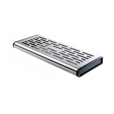 Rosseto EZT017 Catch Tray for 3 Unit Wall-Mount Candy Dispenser - Stainless Steel