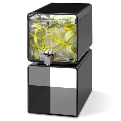 Rosseto LD188 Lucid 2 gal Beverage Dispenser - Plastic Container, Black Base, Acrylic