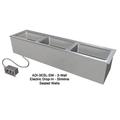 Duke ADI-1ESL-SW 24 1/4" Drop In Hot Food Table w/ (1) Well, 240v/1ph, Silver