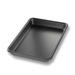 Chicago Metallic 41852 1/8 Eighth Size Bun / Sheet Pan - 9" x 6" x 1", 16 gauge Aluminum, Black