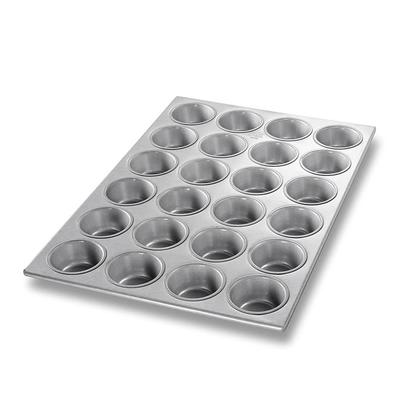 Chicago Metallic 45525 Cupcake/Muffin Pan, Makes (24) 2 3/4" Cakes, AMERICOAT Glazed Aluminized Steel