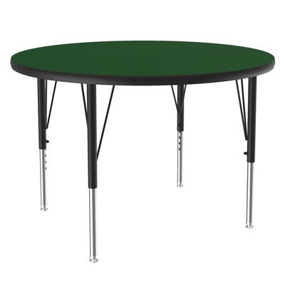 Correll A36-RND-39-09-09 36" Round Table w/ 1 1/4" High Pressure Top, Green