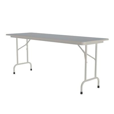 Correll CF2460PX-15 60" Rectangular Folding Table w/ Gray Granite Top, 29"H